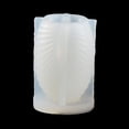 thumbnail image 3 of 3D Peacock Feather DIY Silicone Candle Molds for Scented Candle Making White 6x4.5x9.25cm Inner Diameter: 2.5x2.7cm, 3 of 5