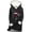 #140-Black, variant on AUNVITO Women's Christmas Hooded Sweatshirt Long Sleeve with Festive Print Cozy Fleece-Lined Casual Winter Top