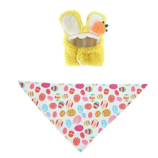 1Set Easter Egg Spring Floral Goose Porch Outfit 23 Inch Statue Hat Set, WeatherResistant Decor for Garden/Patio, for Homeowners
