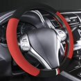 thumbnail image 3 of Universal Fit Car Steering Wheel Cover Microfiber Leather Fit Cars, Trucks, SUVs And Vans, 3 of 8