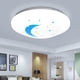 thumbnail image 2 of Luces de techo LED ultradelgadas, modernas, para montaje en superficie, 72 W, 220 V, lámpara con control remoto, para sala de estar, dormitorio, cocina, 2 of 5