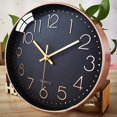 thumbnail image 2 of 12 Inch Clock Clock Wall Clock Factory Wholesale Quartz Clock Modern Simple Plastic Living Room Digital Clock Home Decor, 2 of 5