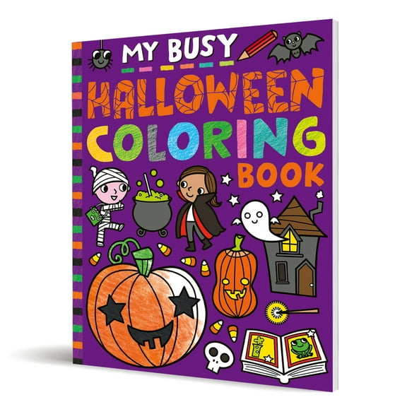 My Busy Halloween Coloring Book, (Paperback)