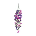 thumbnail image 2 of Fmbmuo Outdoor Artificial Hanging Flowers Lifelike Pansy Plants for Courtyard Garden Patio Balcony Decor Home Decor Wall Decor,Multicolor, 2 of 5