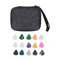 thumbnail image 4 of Guitar Pick Holder Case, Guitar Pick Storage Pouch Protective Prevent From Dust Organized Waterproof Impact   for Instrument Accessories Black, 4 of 8