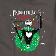 thumbnail image 3 of The Nightmare Before Christmas - Frightfully Festive Wreath - Men's Short Sleeve Graphic T-Shirt, 3 of 5