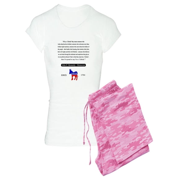 CafePress - J.F.K. - Women's Light Pajamas