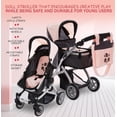 thumbnail image 4 of Dolls To Play Convertible Baby Doll Pram Stroller, 4 of 7