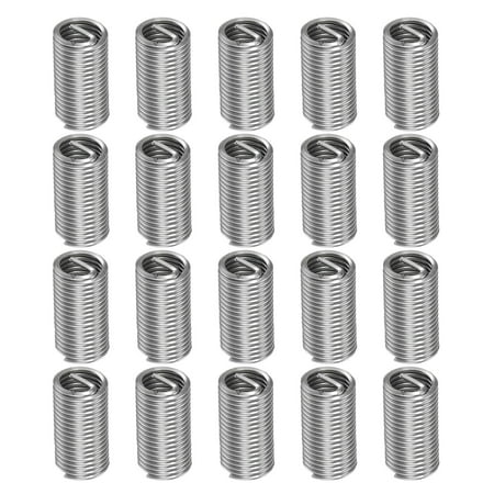 

Uxcell M10 x 1.5 3D 30mm 304 Stainless Steel Wire Thread Insert Threaded Sleeve 20 Pack