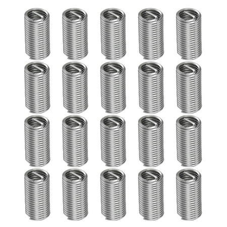 

Uxcell M10 x 1.5 3D 30mm 304 Stainless Steel Wire Thread Insert Threaded Sleeve 20 Pack