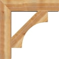 thumbnail image 3 of Ekena Millwork 6"W x 32"D x 32"H Westlake Block Rough Sawn Bracket, Western Red Cedar, 3 of 25