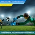 thumbnail image 6 of Toorise Soccer Goalie Goalkeeper Gloves for Kids 3 Size Latex Anti-Slip Soccer Gloves Adjustable Wrist Strap Kids Youth Goal Keeper Field Player Glove Training Gloves(Blue), 6 of 8