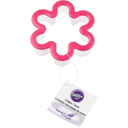 (5 Pack) Wilton Flower Grippy Plastic Cookie (Best Cookie Cutter Christmas Cookies)