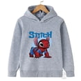 thumbnail image 2 of Sudadera de moda urbana para niños de Disney Stitch Spider-Man, tops para niños y niñas, jersey deportivo para niños, capucha para deportes al aire libre, 2 of 5