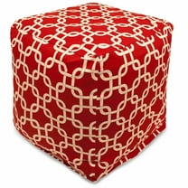 Majestic Home Goods Links Indoor/Outdoor Bean Bag Cube, Multiple Colors
