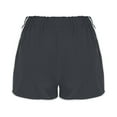 thumbnail image 5 of Ltctricy Athletic Shorts for Women Summer Mini Elastic High Waisted Side Pleated Flowy Running Shorts Gym Workout Shorts, 5 of 7