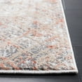 thumbnail image 3 of SAFAVIEH Vogue Shawn Abstract Area Rug, Rust/Grey, 6'7" x 6'7" Square, 3 of 8
