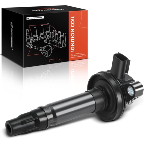 A-Premium Ignition Coil Pack Compatible with Ford Explorer F-150 Edge Fusion Mustang Taurus Lincoln MKS MKX MKT MKZ Sable 3.5L 3.7L Naturally Aspirated