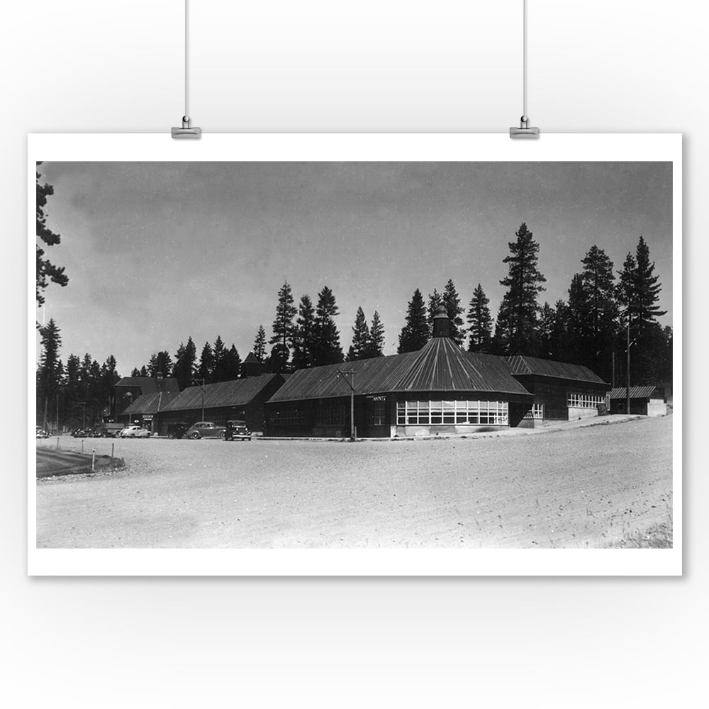 Gilchrist, Oregon Exterior View of the Trading Center (9x12 Art Print