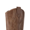 thumbnail image 4 of DREAM PAIRS Botas Vaqueras para Mujer Hasta Las Rodilla, Cowboy Boots Mujer Con Tacón, 4 of 8