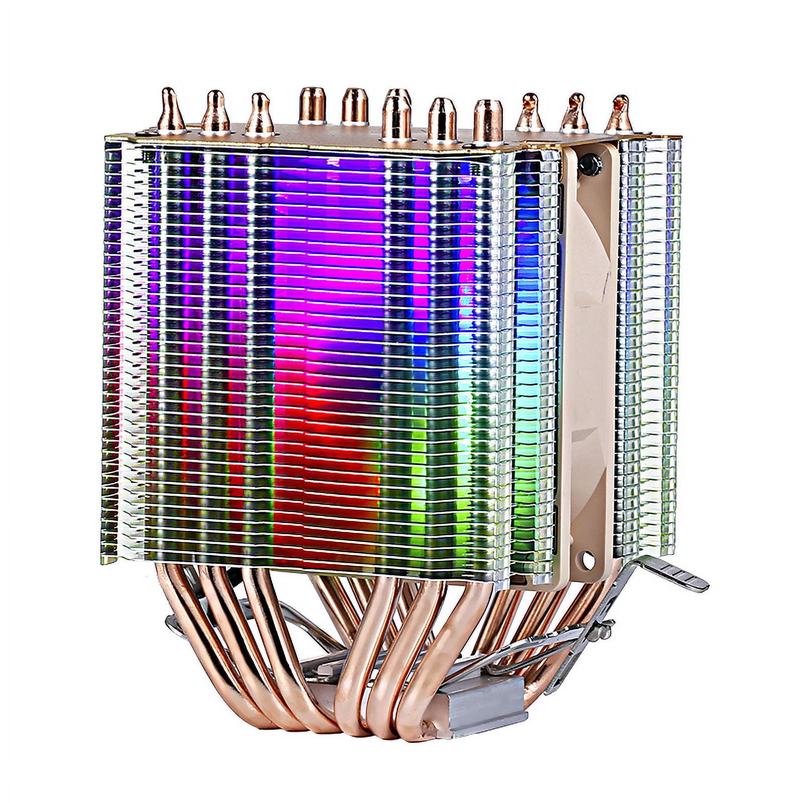 6 Heat Pipe Twin Towers Air-cooled Computer Cooler CPU Cooling Fan Installing LGA775 115x 1200 1700 1356 1366 AMD i3 i5 i7 3P/4P