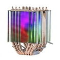 thumbnail image 6 of 6 Heat Pipe Twin Towers Air-cooled Computer Cooler CPU Cooling Fan Installing LGA775 115x 1200 1700 1356 1366 AMD i3 i5 i7 3P/4P, 6 of 6