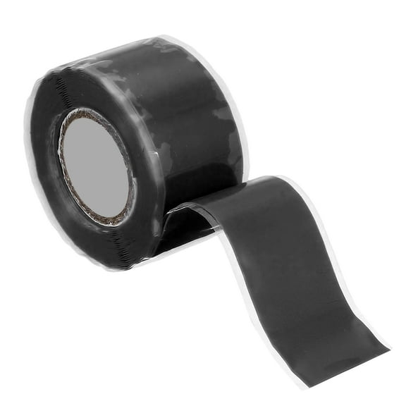 Self Fusing Silicone Tape, 1" x 10ft Silicone Sealing Tape Plumbing Pipe Repair Tape for Handles Plumb Hose Pipe Leaks, Black