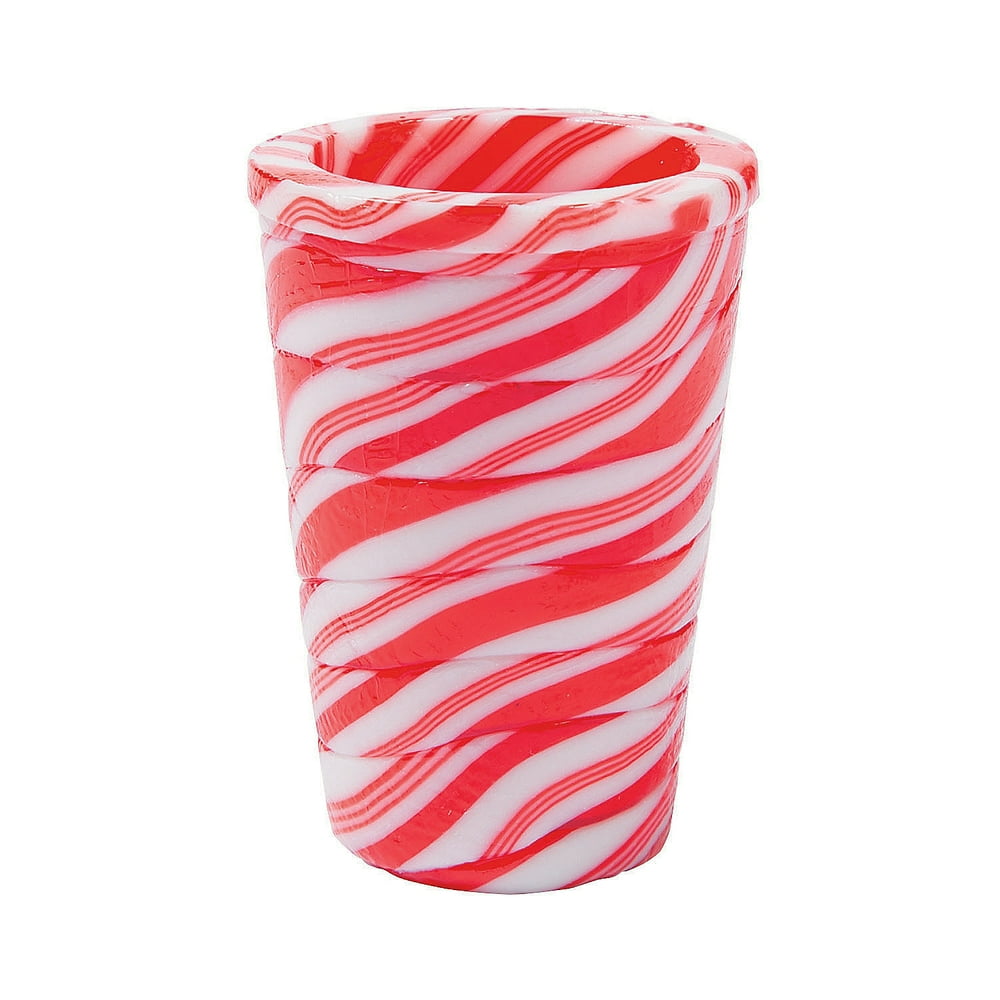 Peppermint Edible Shot Glasses Edibles 6 Pieces