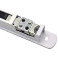 thumbnail image 3 of Cerradura para puerta corredera, juego de 2 manijas para puerta corrediza de vidrio, montaje empotrado, manija invisible con llave (negro + blanco), 3 of 5