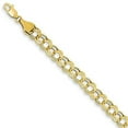 thumbnail image 2 of 14K Yellow Gold Hollow Double Link Charm Bracelet, 2 of 3
