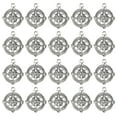 thumbnail image 2 of Compass Pendant,20Pcs Compass Pendant Nautical Bracelet Pendant DIY Materials Maximized Efficiency, 2 of 14