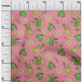 thumbnail image 1 of oneOone Polyester Lycra Medium Pink Fabric Lemon Vegetable Sewing Craft Projects Fabric Prints By Yard 56 Inch Wide, 1 of 4