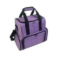 thumbnail image 3 of Bolsa de almacenamiento de esmalte de uñas de doble capa Estuche de esmalte de uñas Capacidad para 80 botellas 15ml 0.5 fl Bolso portátil púrpura Sunnimix Estuche de transporte de esmalte de uñas, 3 of 8