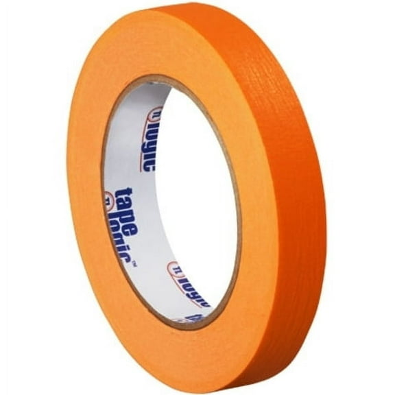 Tape Logic 3/4" x 60 Yards Masking Tape Orange 12 Rolls (T93400312PKD)