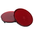 thumbnail image 4 of Abs Exterior Car Accessories 2PCS Rear Bumper Reflector Round Red Auto Modification Fit For  QASHQAI 2007-2015, 4 of 8