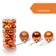 thumbnail image 4 of Árbol de Navidad wileqep, liquidación, 30 mm, bola de Navidad para árbol de Navidad, adorno colgante para fiesta en el hogar, decoración rosa, G, 4 of 8