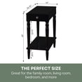 thumbnail image 6 of Pemberly Row End Table in Black Wood Finish, 6 of 7