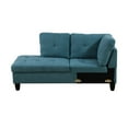 thumbnail image 3 of Hommoo Sofa Set,Flannel Living Room Sofa Set,Sectional Couches for Living Room, Green, 3 of 9