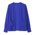 thumbnail image 5 of Posijego Women's Chiffon Cardigans See Through Long Sleeve Open Front Cardigan Lightweight Summer Cardigans with Pockets, 5 of 6
