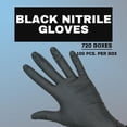 thumbnail image 6 of SSBM Black Nitrile Gloves Medium 6 Mil Disposable Powder-Free & Latex-Free, Finger Taxture Exam Grade (72000 Pieces), 6 of 6