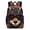 HuWng-5, variant on Cool Wolf Wearing Shades Teenage Backpack Middle Students Bookbag Outdoor Daypack