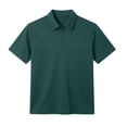 thumbnail image 3 of Luvrsol Cotton T Shirts for Men Big & Tall Plain Solid Basic Lapel Collar Soft Cotton Everyday Wear Shirts M-4XL, 3 of 6