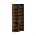 thumbnail image 2 of Furinno JAYA 16-Shelf Multimedia Media Storage Tower Rack with Adjustable Shelves, Amber Pine, 2 of 6