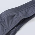 thumbnail image 5 of TANBOM Men's Low Rise Tagless Comfortable Breathable Thong Underwear, Black & Dark Gray & Lake Green, 3-Pack, XL, 5 of 6