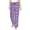 thumbnail image 2 of Picia Pugs and Flowers Womens Soft Woven Cotton Elastic Waistband Sleep Pajama Pant Lounge Sleep Pant With Pockets And Drawstring-X-Large, 2 of 9
