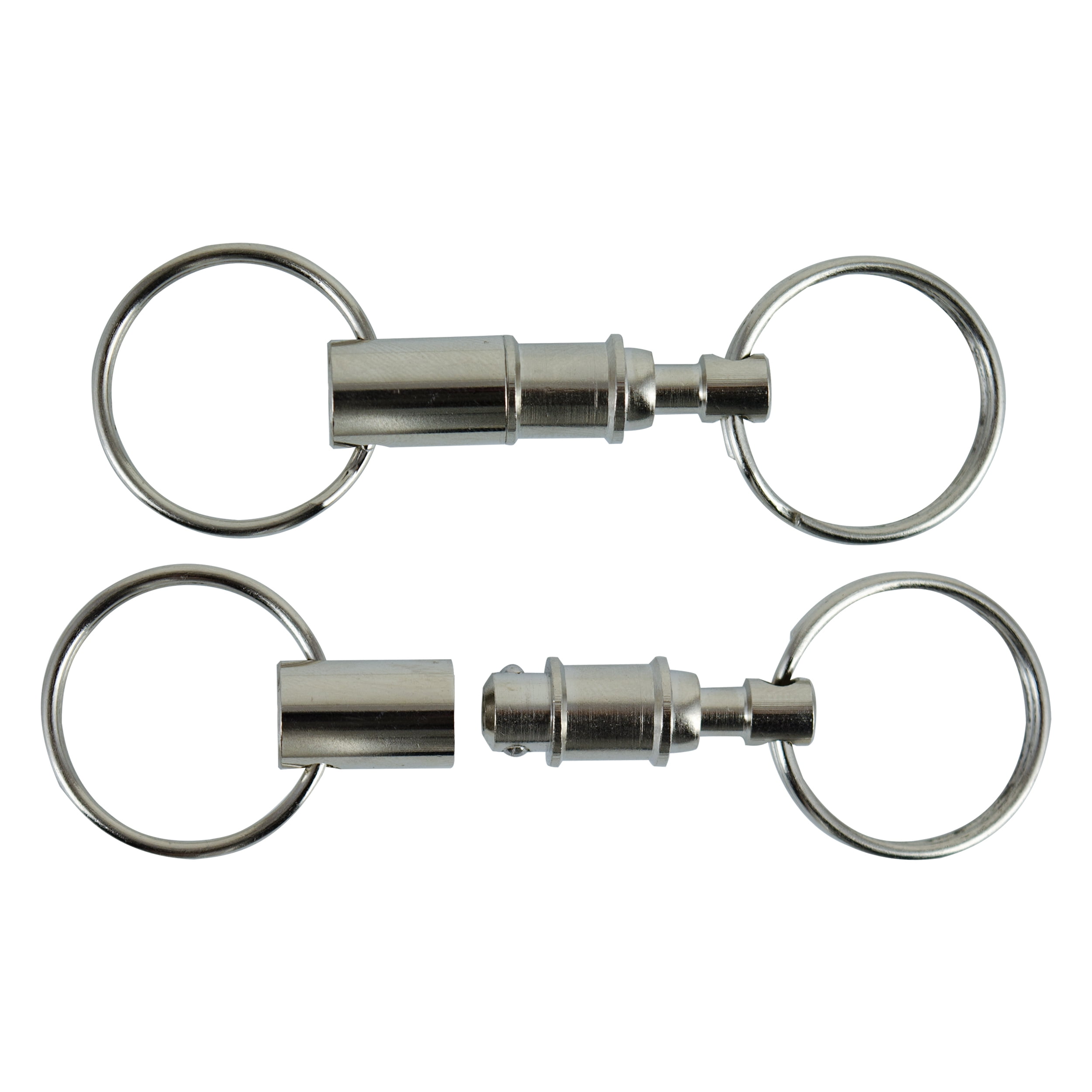 Custom Accessories 2 Pack PullApart Metal Key Chains