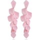 thumbnail image 1 of Pendientes colgantes de pétalos de rosa acrílicos, de resina bohemia, cuadrados, ovalados, de aro, con forma de flor y corazón, para mujeres y niñas., 1 of 5