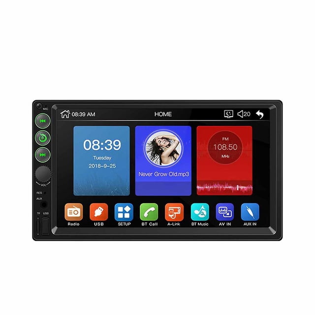 Kenally Reproductor MP5 para automóvil Bluetooth Touch Radio estéreo Reproductor MP5 7 pulgadas 800x480 Soporte de pantalla Interconexión con Paneles de instrumentos para automóviles Kenally VI007331-00