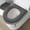 🔥 Gray, variant on Msgweeeg Toilet Seat Cushion Padded Toilet Seat Thickened Toilet Seat with Carrying Handle Complete Coverage Winter Warm Household Toilet Seat Removable Waterproof Toilet Seat