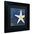 thumbnail image 3 of Trademark Fine Art "Coastal Moonlight I Teal" Canvas Art by Pela Studio, Black Mat, Black Frame, 3 of 5